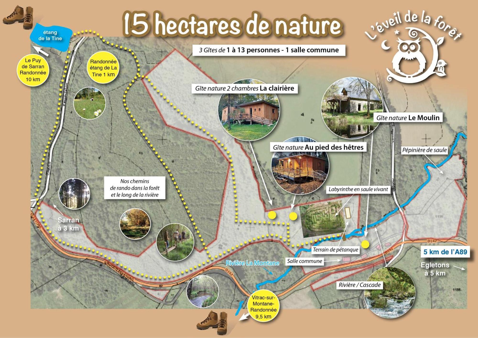 Gite Nature Le Moulin Vitrac-sur-Montane ภายนอก รูปภาพ